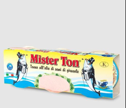 Mister Ton tonhal darabok napraforgó olajban 3x80g (3x52g)