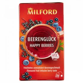   Milford Happy Berries bogyósgyümölcs ízű gyümölcstea 20 filter 50 g