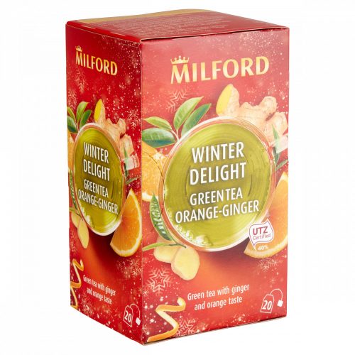 Milford Winter Delight narancsos-gyömbéres zöld tea 20 filter 35 g