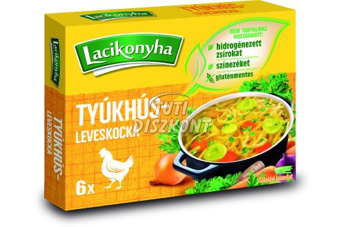 Lacikonyha Tyúkhúsleves-kocka 120g