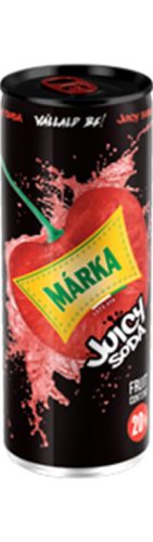 MÁRKA Juicy SODA Meggy 0,25L CAN