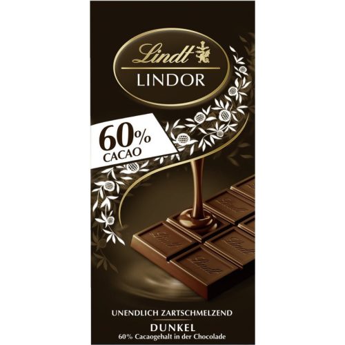 Lindor 60% Cacao étcsok.táblás 100g