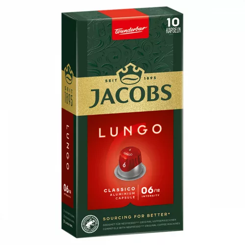 Jacobs NCC Lungo 6 Classico kapszula 10db 52g