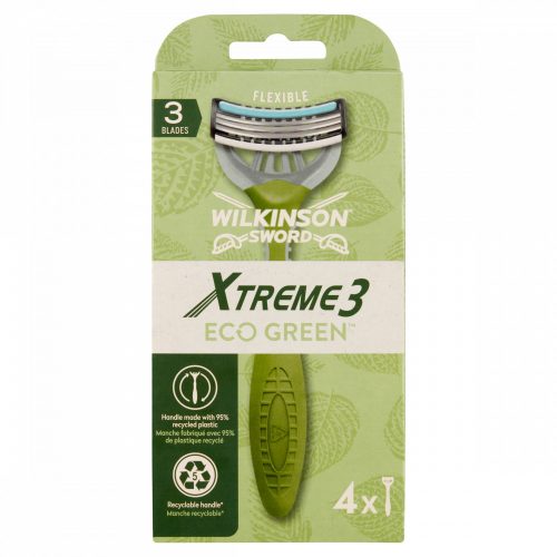 Wilkinson Sword Xtreme3 Eco-Green 3 pengés eldobható borotva 4 db