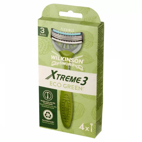 Wilkinson EXTREME3 ECO Green 4 db-os eldobható borotva
