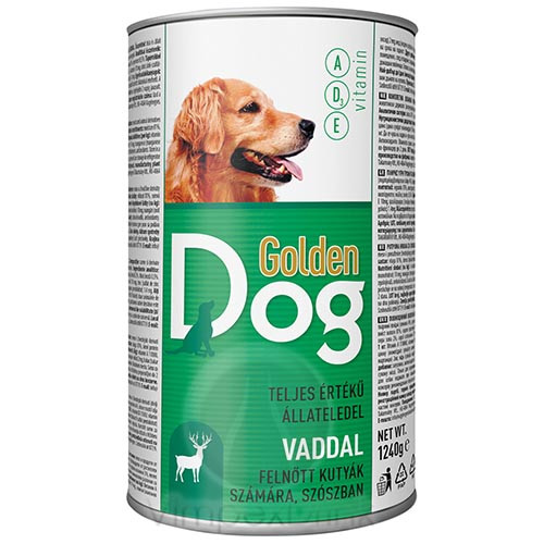 Golden Dog kutyaeledel konzerv vad telj.ért. 1240g