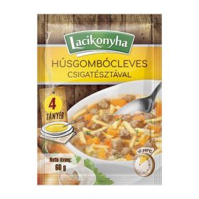   Lacikonyha Húsgombócleves csigatésztával 4 tányéros 60g