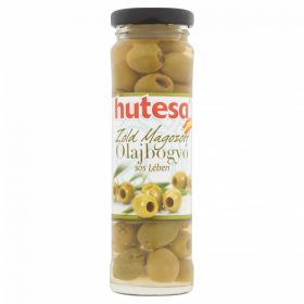 HUTESA Olajbogyó - zöld, magozott üveges 140g/60g