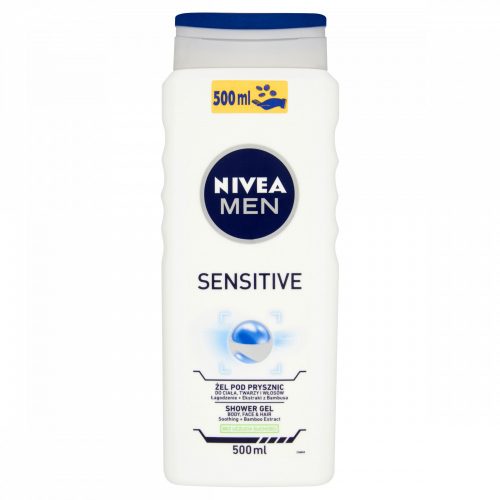 NIVEA MEN Sensitive tusfürdő 500 ml