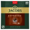 Jacobs Espresso Intenso őrölt-pörkölt kávé kapszulában 20 db 104 g