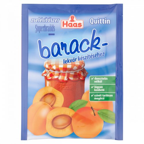 Haas Quittin zselésítőszer baracklekvár készítéséhez 25 g