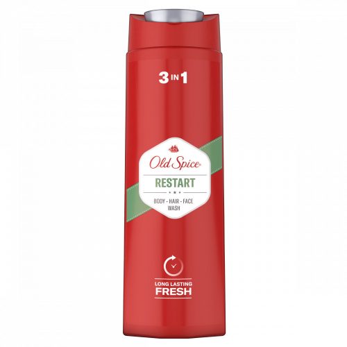 Old Spice Restart Férfi Sampon és Tusfürdő, Hosszan Tartó Frissesség, 400 ml