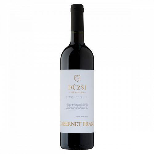 Dúzsi Szekszárdi Cabernet franc száraz vörösbor 13% 750 ml