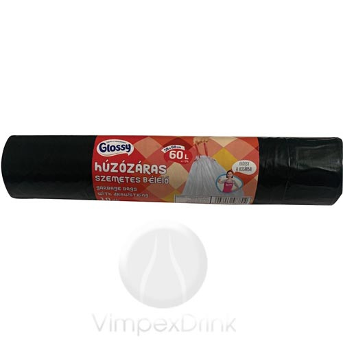 Glossy Szalagbehúzós szemetes 60L