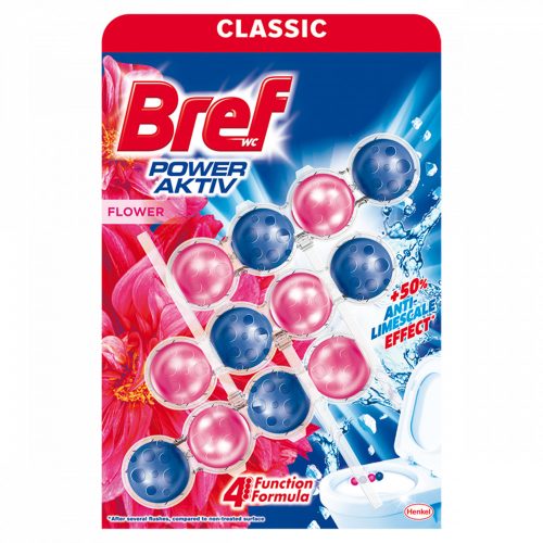 Bref Power Aktiv Flower WC frissítő 3 x 50 g