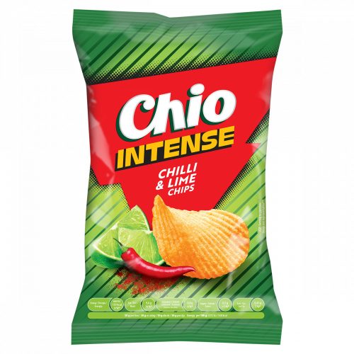 Chio Intense chilli és lime ízű burgonyachips 55 g