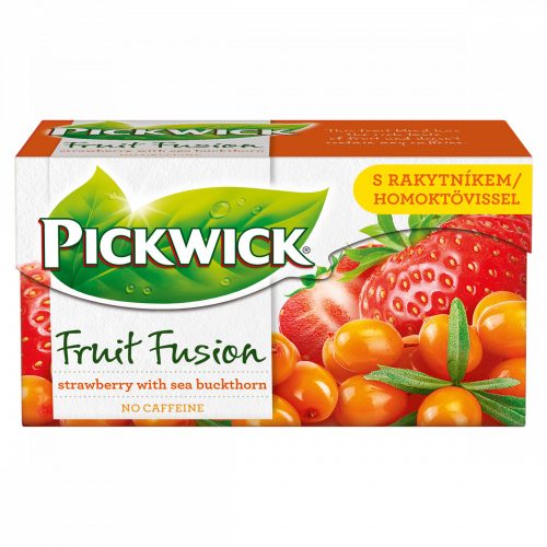 Pickwick Fruit Fusion gyümölcstea homoktövis és eper ízzel 20 filter 35 g