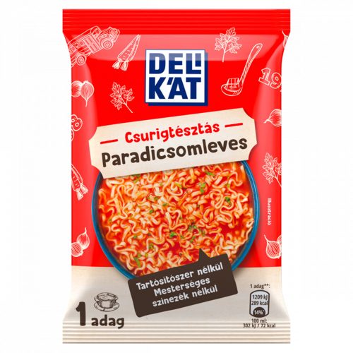 Delikát csurigtésztás paradicsomleves 61 g