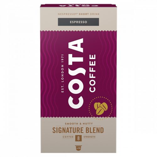 Costa Coffee Signature Blend Espresso őrölt-pörkölt kávé kapszulában 10 db 57 g