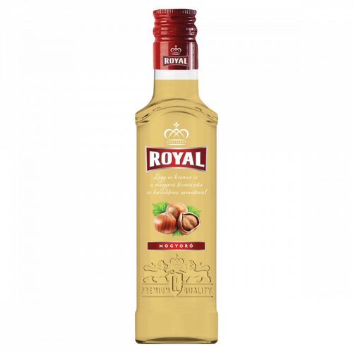 Royal mogyoró likőr 28% 0,2 l