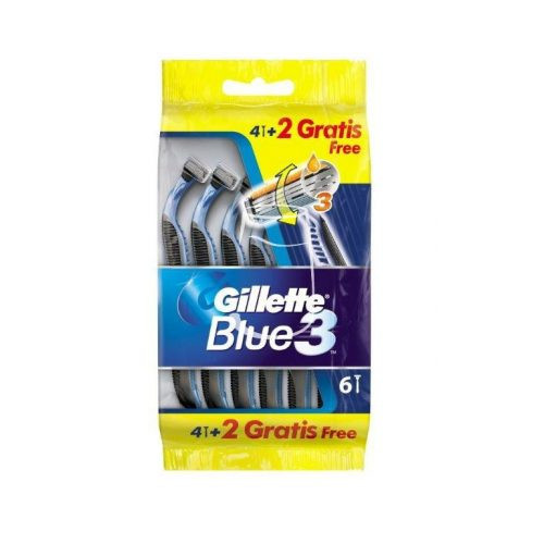 Gillette Blue3  4+2 db  eldobható borotva