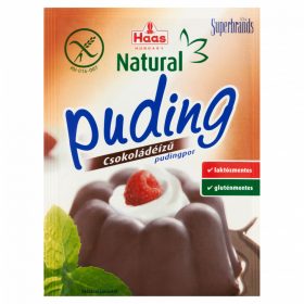 Haas Natural Csokoládéízű pudingpor 40g