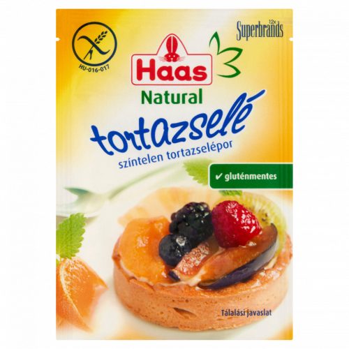 Haas Natural színtelen tortazselépor 11 g