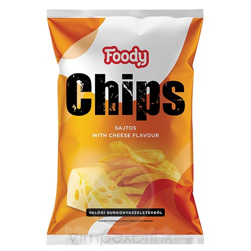 FOODY sajtos chips 75g /25/