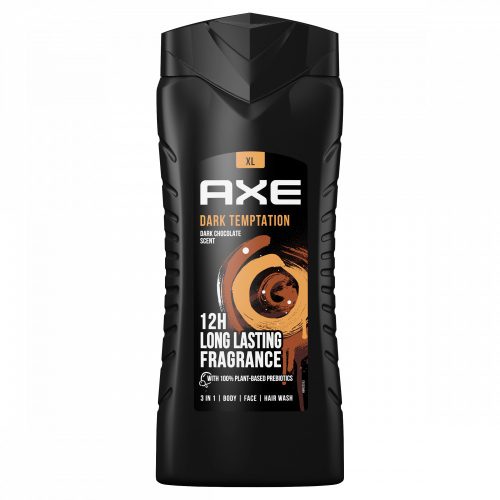 AXE Dark Temptation 3 in 1 tusfürdő testre, arcra, hajra 400 ml