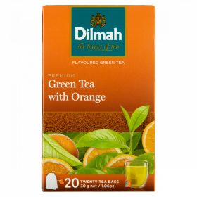   Dilmah Premium filteres zöld tea grépfrút aromával, aromazáró csomagolásban 20 filter 30g