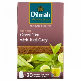   Dimah Premium filteres zöld tea bergamot aromával, aromazáró csomagolásban 20 filter 30 g