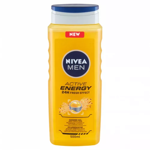 Nivea Men tusfürdő 500ml Active Energy