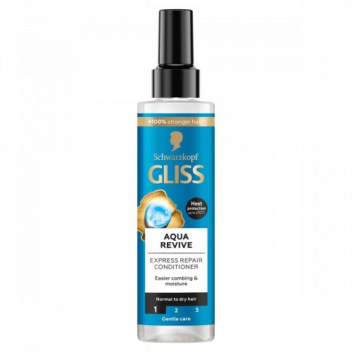 Gliss Aqua Revive Express Repair hajbalzsam hyaluron komplex-szel normál és száraz hajra 200 ml