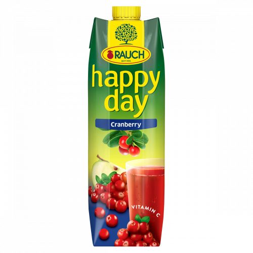 Rauch Happy Day vörös áfonyaital 1 l