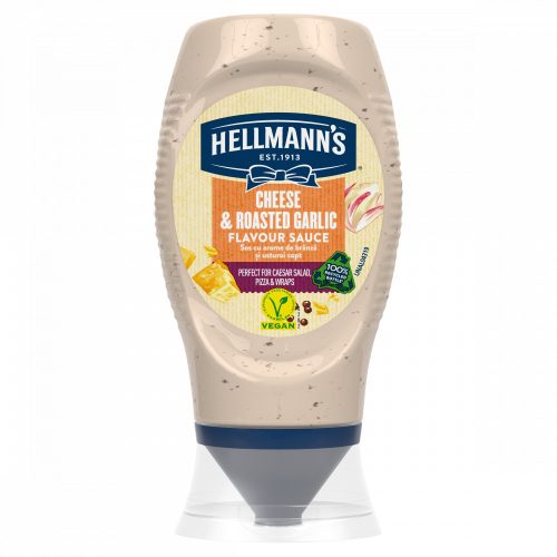 Hellmann's sajtízű és sült fokhagymaízű szósz 255 g