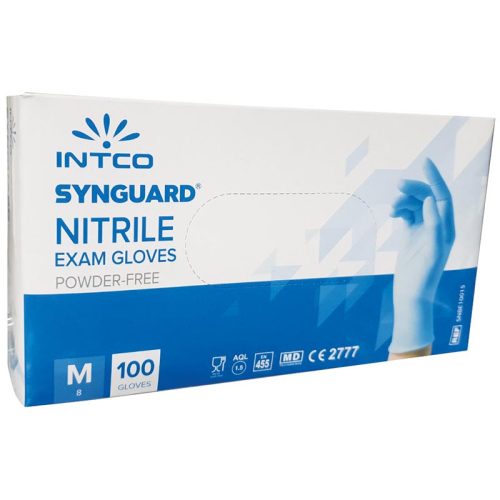 Synguard Nitril púderm. vkesztyű 100db M