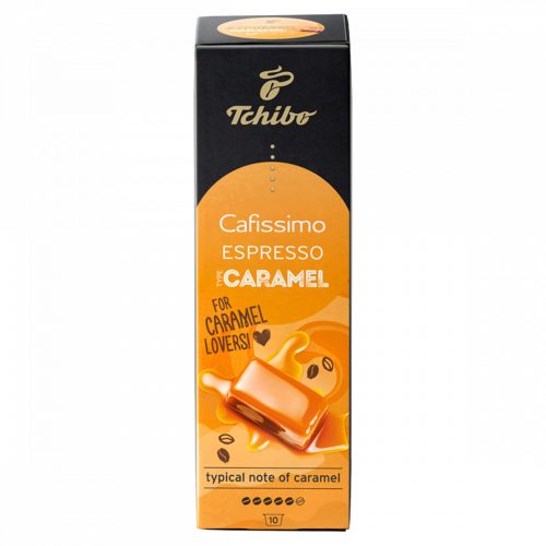 Tchibo Cafissimo Espresso Caramel kávékapszula karamell ízesítéssel 10 db 75 g