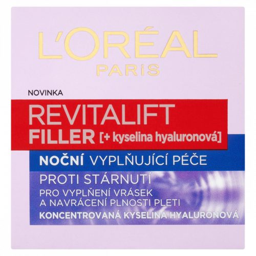 ĽOréal Paris Revitalift Filler Ha éjszakai krém 50 ml