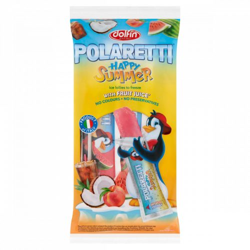 Dolfin Polaretti Happy Summer fagyasztásra kész jégnyalóka 10 db 400 ml