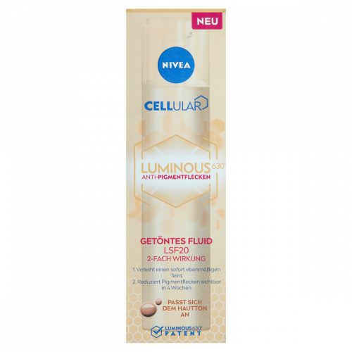 NIVEA Cellular Luminous630 színezett arcápoló SPF20 40 ml