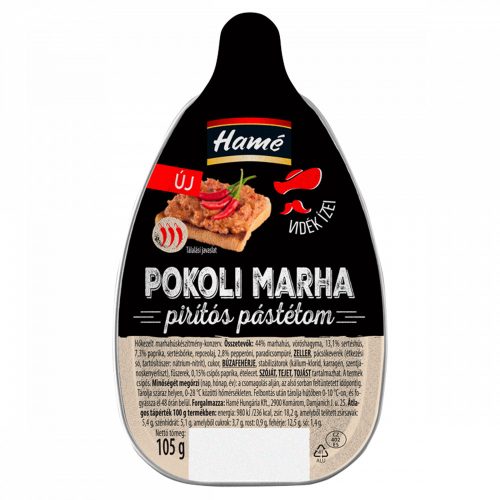 Hamé Pokoli Marha pirítós pástétom 105 g