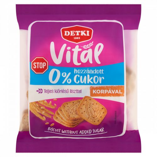 Detki Vital háztartási keksz hozzáadott cukor nélkül 180 g