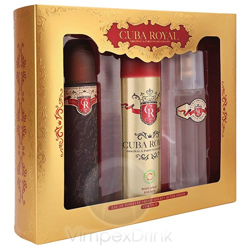 Cuba 3db Royal 100ml edt+100ml af+Deo