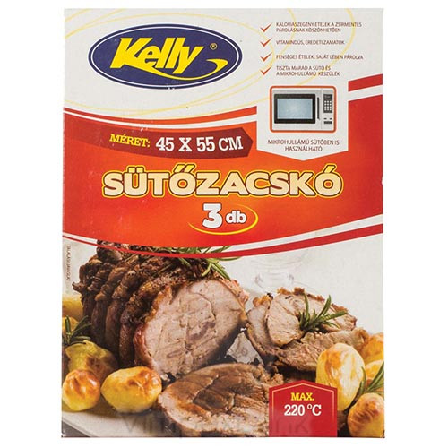 Kelly Sütőfólia húsos 3db