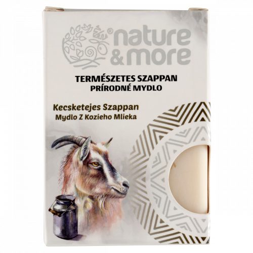 Nature & More természetes, kecsketejes szappan 100 g 