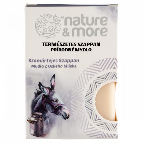 Nature & More természetes, szamártejes szappan 100 g 