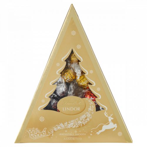 Lindt Lindor tejcsokoládé, fehér és keserű csokoládé praliné finom krémes töltelékkel 125 g