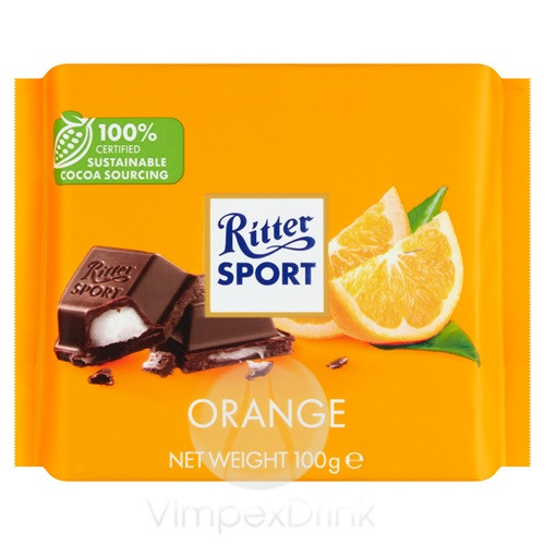 Ritter Sport Dark Orange Étcs.nar.tt. 100g