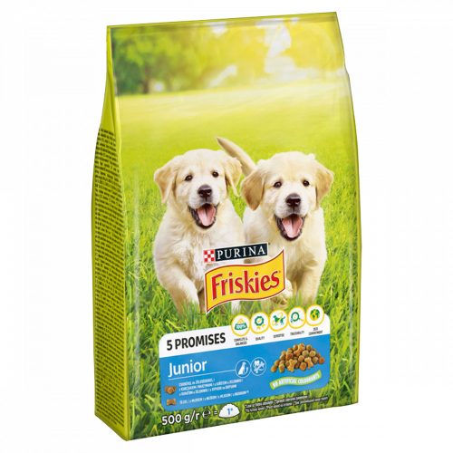 FRISKIES Junior Csirke száraz kutya 500g