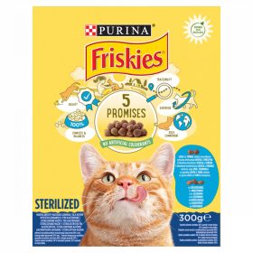 FRISKIES Steril Lazac száraz macska 300g
